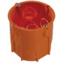 Caixa de instalação embutida profunda PAWBOL PK60 Lux com parafusos, laranja