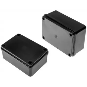 PAWBOL S-BOX 216C caixa de derivação hermética 120x80x50 mm IP65 isenta de halogéneos preta