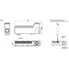 Terminal de barra sem parafusos PAWBOL LZB E.4136SZ cinzento (12 polos, 450V, 24A)
