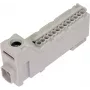 Terminal de barra sem parafusos PAWBOL LZB E.4136SZ cinzento (12 polos, 450V, 24A)