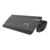 PCBuilder ALPHA Conjunto silencioso de teclado e rato sem fios