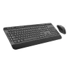 PCBuilder ALPHA Conjunto silencioso de teclado e rato sem fios