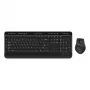 PCBuilder ALPHA Conjunto silencioso de teclado e rato sem fios