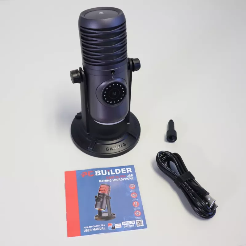 PCBuilder CAST ULTRA Microfone gaming USB