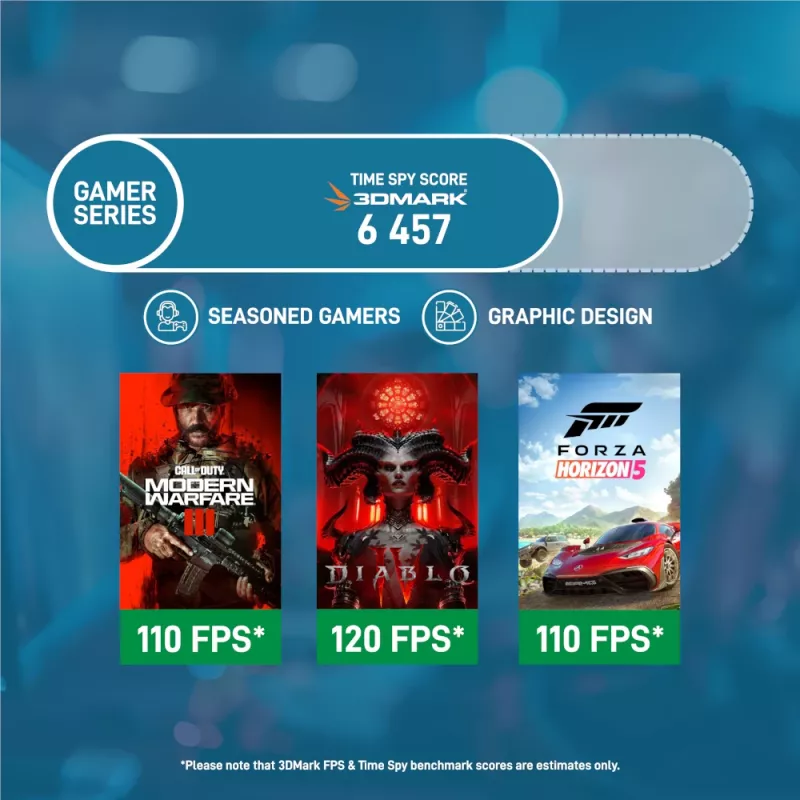 PCBuilder SENTINEL PC gaming, AMD Ryzen 5 5600XT, GeForce RTX 3050 6GB, 16GB DDR4, 1TB NVMe SSD, Windows 11