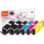 Peach 320124 - Preto - Ciano - Magenta - Amarelo - Tinta à Base de Pigmento - 8,5 ml - 6 unid. - Multipack