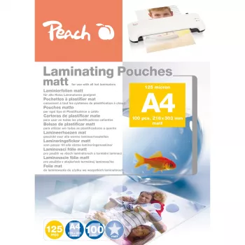 Peach S-PP525-22 Transparente mate A4 0.125 mm 216 mm 303 mm