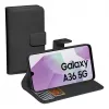 Capa PEDEA Book Cover Classic para Samsung Galaxy A36/A56 5G - Preto