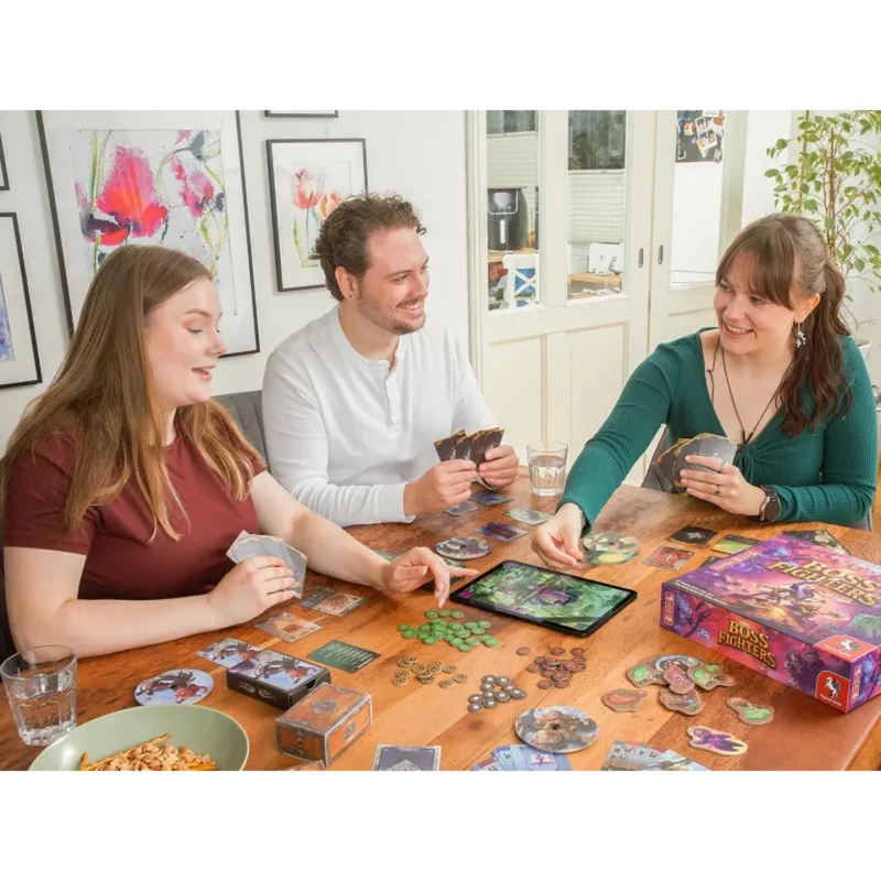 Jogo de cartas cooperativo Pegasus Spiele Boss Fighters QR (51270G)