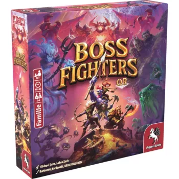 Jogo de cartas cooperativo Pegasus Spiele Boss Fighters QR (51270G)
