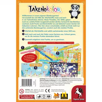Jogo de família Takenokolor da Pegasus Spiele