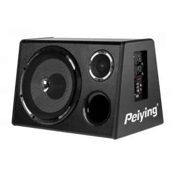 Subwoofer ativo PEIYING PY250QA 10 polegadas 250W de pico