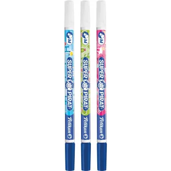 Marcador de feltro Pelikan 603225 médio azul pack de 3