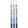 Marcador de feltro Pelikan 603225 médio azul pack de 3