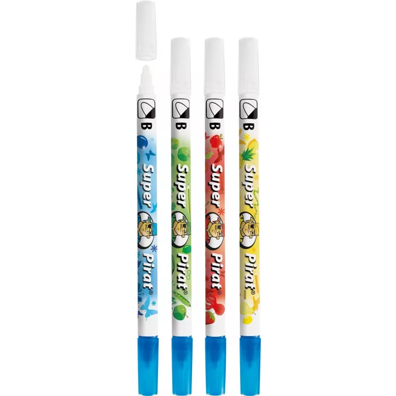Pelikan 671727 Conjunto de marcadores permanentes, várias cores, ponta redonda, espessura de traço 1-2 mm, 50 unidades