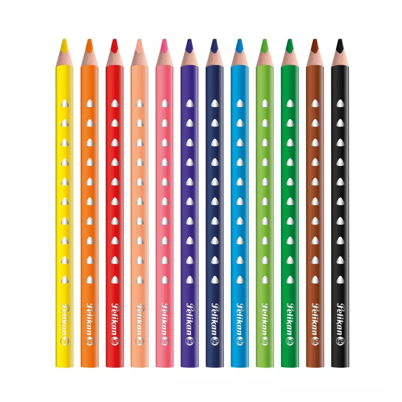 Pelikan 700627 Lápis de cor - conjunto com 12 cores diferentes