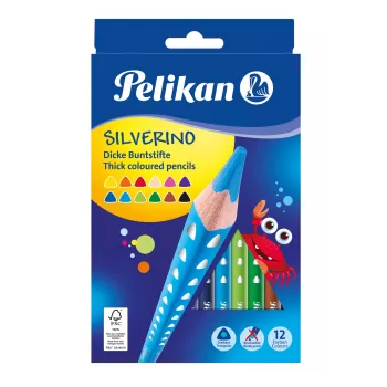 Pelikan 700627 Lápis de cor - conjunto com 12 cores diferentes