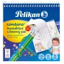 Conjunto de livro de colorir Pelikan 811231, 15 páginas, meninos/meninas, lápis de cor incluídos, conjunto de imagens para colorir