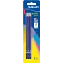 Pelikan 978783 Lápis de grafite hexagonal 2B, azul, madeira com certificação FSC, Alemanha, embalagem blister