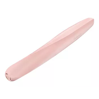 Pelikan Griffix Caneta de tinta permanente sistema de cartuchos rosa pena média para principiantes destros 822213