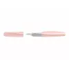 Pelikan Griffix Caneta de tinta permanente sistema de cartuchos rosa pena média para principiantes destros 822213