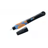 Pelikan griffix® Caneta de tinta permanente para canhotos - preto néon - tinta azul - sistema de cartuchos - corpo em plástico - pena em aço inoxidável - canhotos (820356)