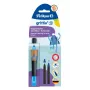 Pelikan griffix Neon Black caneta roller para canhotos - Rosa 821018