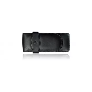 Estojo de canetas em pele genuína Pelikan TG31, preto – estojo para uma caneta 923433