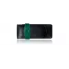 Estojo para canetas Pelikan TG32 em pele genuína preto-verde 924092