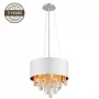 Candeeiro de suspensão Port 19186P-M 4x40W E14 cromado