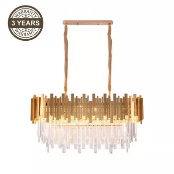 Candeeiro de suspensão SANNA 8XE14 preto