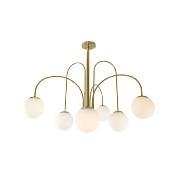 Candeeiro de suspensão KAFF 6XE27 Dourado