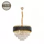 Candeeiro de suspensão LANNA 2200091L 6xE14 preto