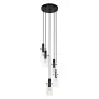 Lâmpada de suspensão Montefino 97368 5x60W E27 cromado/branco
