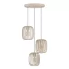 ROMAZZINA 3xE27 900687 candeeiro suspenso, areia