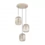 ROMAZZINA 3xE27 900687 candeeiro suspenso, areia