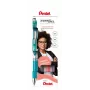 Pentel 4 EnerGel BL77 conjunto de canetas de gel turquesa cinzento rosa lilás 0,35 mm