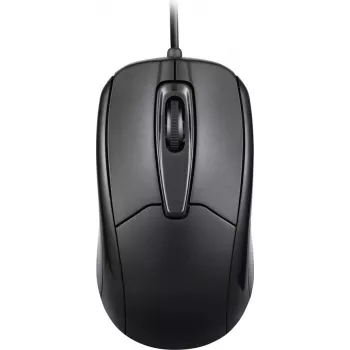 Perixx PERIMICE-209 P rato ótico com fio preto, 3 botões, 1000 DPI, USB, ambidestro 10442