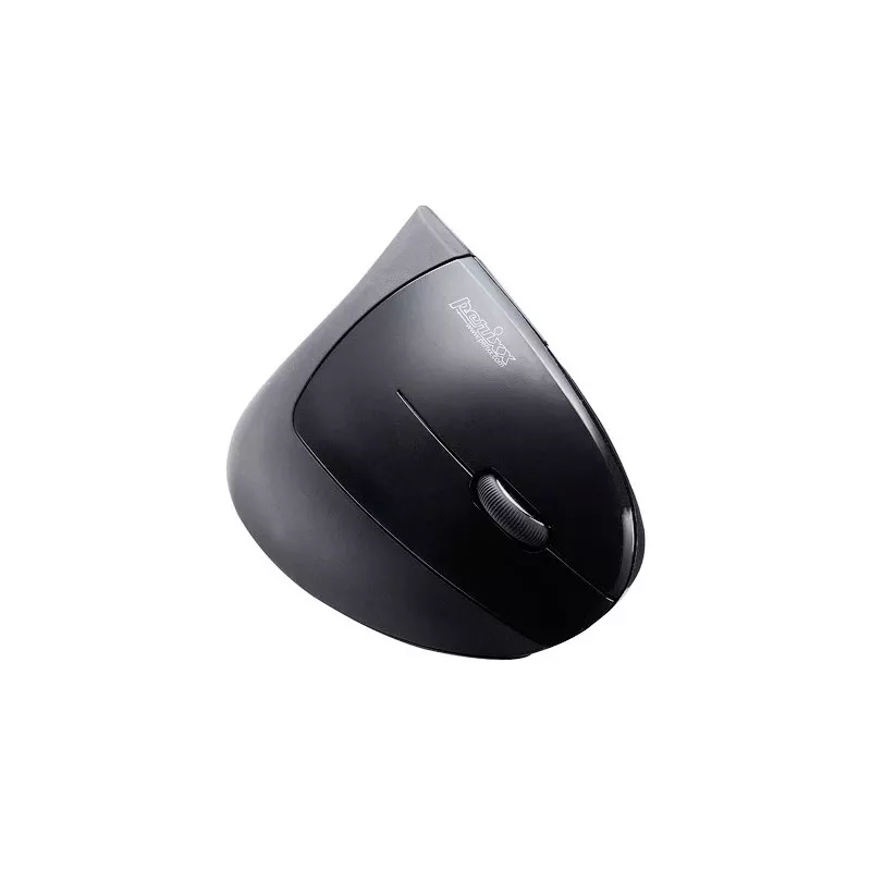 Perixx PERIMICE-713 rato vertical ergonómico sem fios, para destros, ótico, 2000 DPI, 2,4 GHz, recetor nano, preto