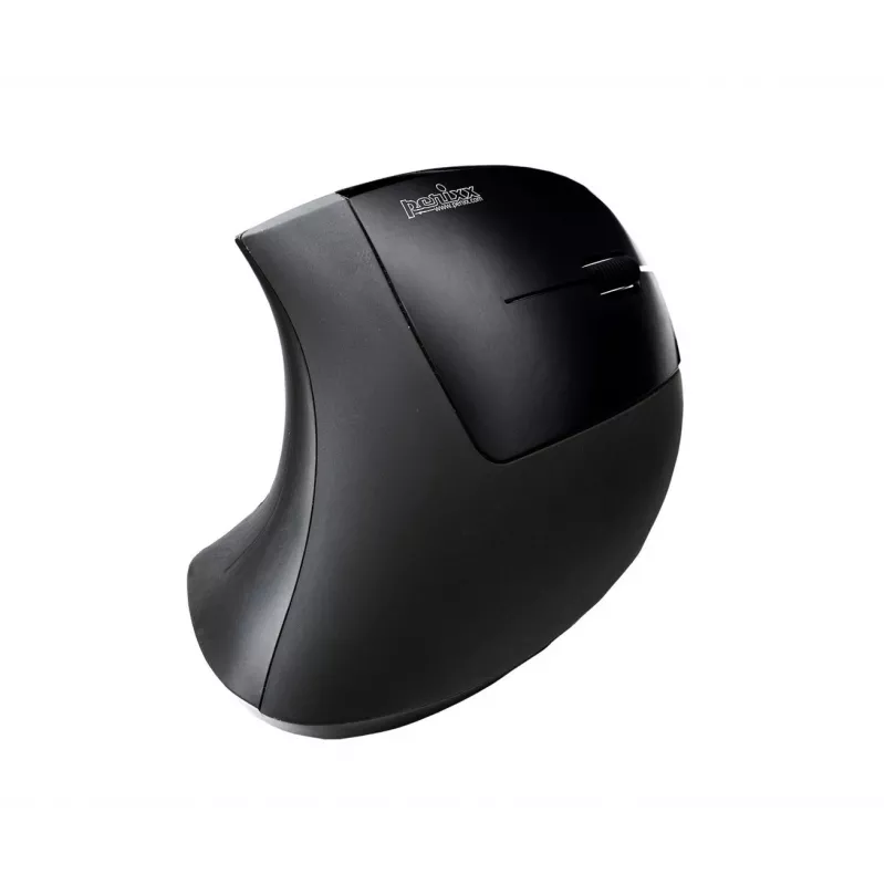 Perixx PERIMICE-713 rato vertical ergonómico sem fios, para destros, ótico, 2000 DPI, 2,4 GHz, recetor nano, preto
