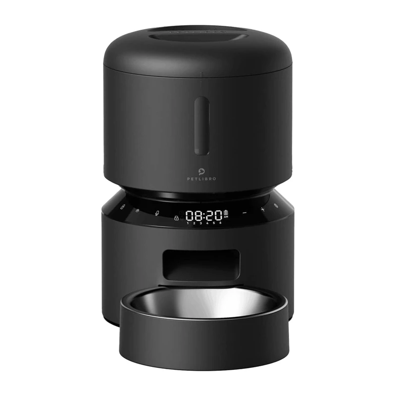 Comedouro para animais de estimação PETLIBRO Granary 3L (preto)