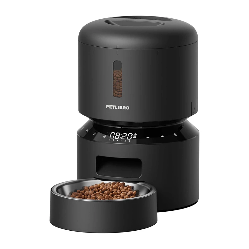 Comedouro para animais de estimação PETLIBRO Granary 3L (preto)
