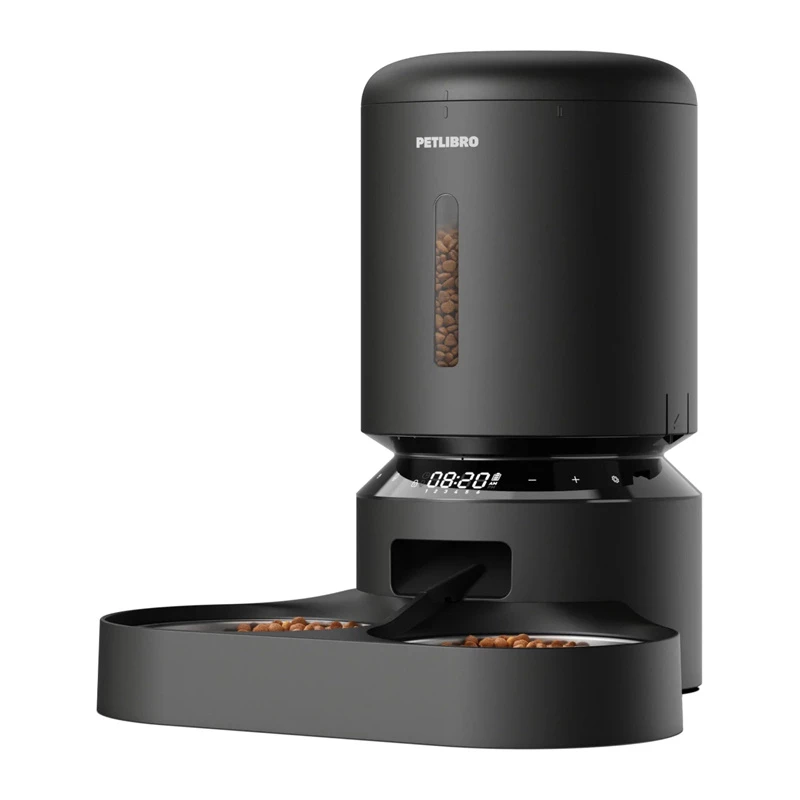 Comedouro PETLIBRO Granary 5L com comedouro duplo (preto)