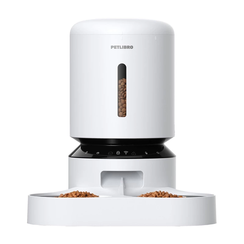 Comedouro Granary PETLIBRO com tigela dupla, WiFi, 5L, branco