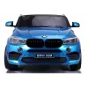 PETMEX Carro a pilhas para criança BMW X6M azul lacado