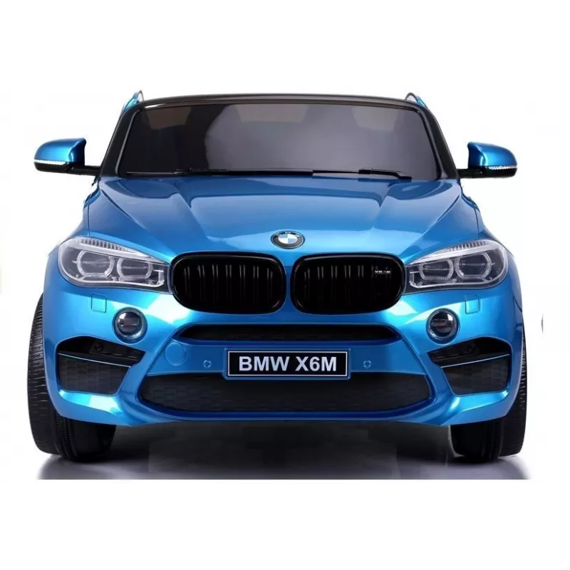 PETMEX Carro a pilhas para criança BMW X6M azul lacado
