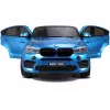 PETMEX Carro a pilhas para criança BMW X6M azul lacado