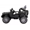 PETMEX Jeep HP012 a pilhas para criança com luzes LED e MP3, preto