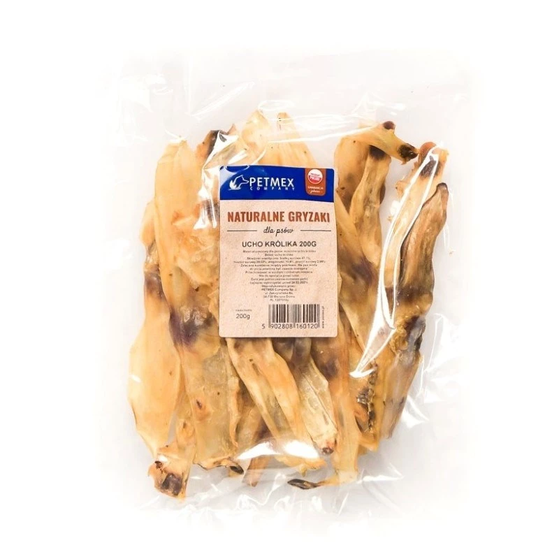 Orelha de coelho para mastigar cão PETMEX 200g
