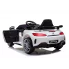 PETMEX Mercedes-AMG GTR carro elétrico infantil 12V para conduzir - branco